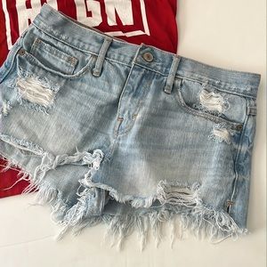 Abercrombie & Fitch distressed shorts size 2